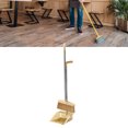 thumbnail image 4 of Broom Dustpan Set, 33.9" Broom And 29.5" Dust Pan Kit With Long Handle For, 4 of 8
