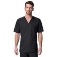 thumbnail image 1 of Maevn Uniforms Men's V-Neck Mesh Panel Solid Scrub Top, 1 of 2