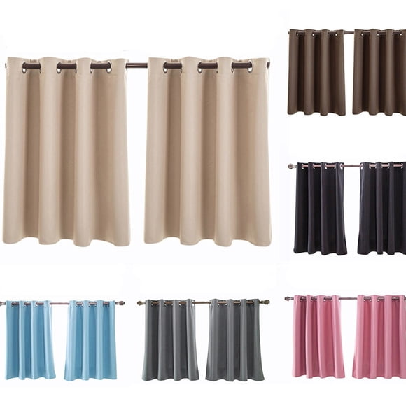 Clearance Items! 2PC Insulated Foam Lined Heavy Thick Grommet Window Curtain Panels Sales Today Clearance!
