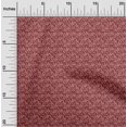 thumbnail image 2 of oneOone Cotton Cambric Maroon Fabric Leaf Sewing Craft Projects Fabric Prints By Yard 42 Inch Wide, 2 of 4