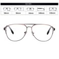 thumbnail image 3 of Photochromic Bifocal Reading Glasses Optical Hyperopia Metal Frame UV400 Sunglasses, 3 of 5