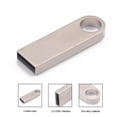 thumbnail image 4 of Clés usb 2 To Clé usb Étanche Clé Métallique Clé usb Argent 2 To, 4 of 8