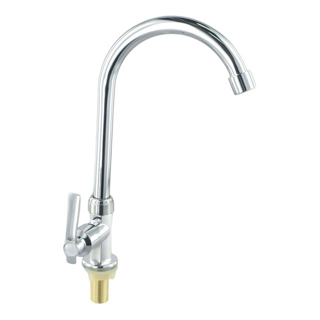 Robinet à Eau Froide pour Évier Robinet de Cuisine pour Évier Levier Unique Trou Robinet Eau Froide