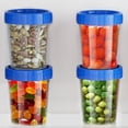thumbnail image 2 of 120ml Measuring Cup with Lid Leak Proof Seasoning Container Reusable and Stackable Dipping Container, 2 of 9