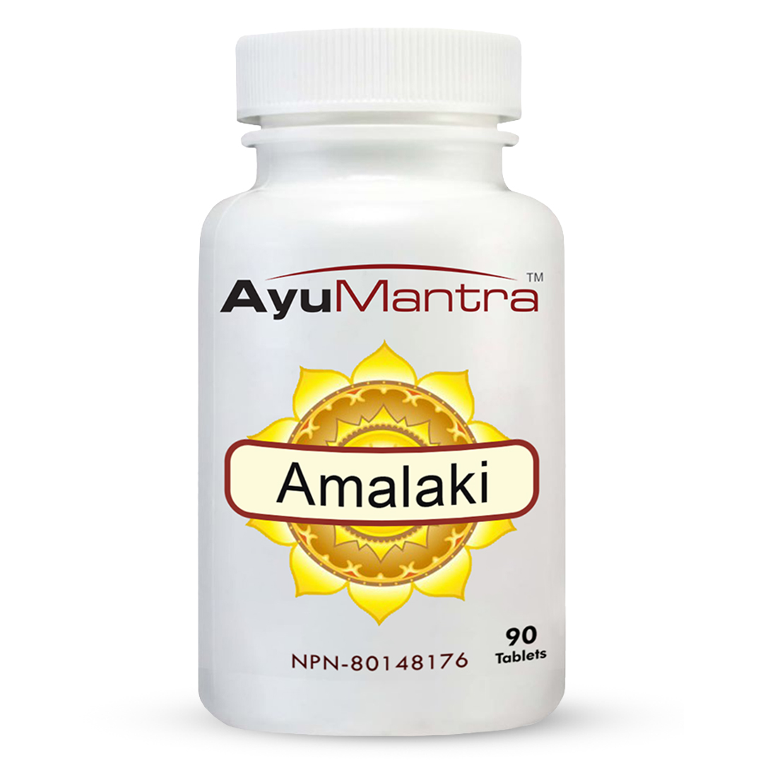 AyuMantra Amalaki Tablets (Indian Gooseberry) Vitamin C Herbal Supplement 90 Tabs