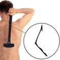 thumbnail image 1 of 1 Set Body Shaver Ergonomics Handle Sharp Head Multipurpose Portable Back Shaver Hair Removal Razor for Wife, 1 of 8
