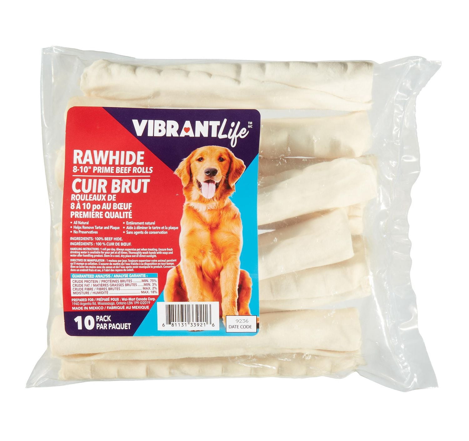 Vibrant Life Rawhide Large