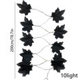 thumbnail image 3 of Halloween Lights Outdoor Maple Leaf Garland With 10 LED String Lights For Indoor Outdoor Fall Decor 78.7 in, 3 of 7