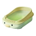 thumbnail image 4 of Toilette pour Chaton Bac à Litière pour Chats Bassin pour Chat Bassin Anti-Chat Toilette pour Chat Vert, 4 of 9