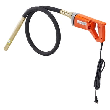 KFFKFF Handheld Concrete Vibrator, 800W Electric Vibrator 13000 VPM, Electric Concrete Vibrating Tool With 6.6ft / 2m Shaft Rod, Portable Pencil Cement Vibrator Remove Air Bubble and Mix Concrete
