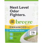 Tidy Cats Breeze Pellets de litière améliorés, parfum actif propre, 7 LB