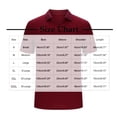 thumbnail image 2 of Pisexur T Shirts for Man , Hommes Décontracté Mode Uni Manches Courtes Col en V Respirant Blouse à Boutons Vert Armée, TG Chemises de Golf Hommes et Chemises pour Hommes, 2 of 5