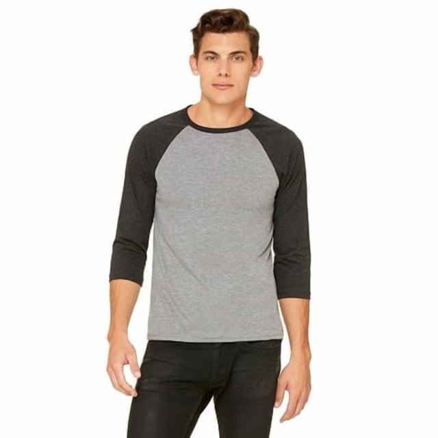 Bella + Canvas Unisex 3/4-Sleeve Baseball T-Shirt