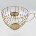 thumbnail image 3 of simhoa Porte-Dosettes de Café Organisateur Cuisine Fruits Collation Rangement Doré, 3 of 6