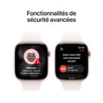 thumbnail image 5 of Apple Watch Series 11 GPS 46mm Rose Gold Aluminium Case with Light Blush Sport Band - S/M, 5 of 5