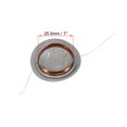 thumbnail image 3 of Unique Bargains Haut-Parleur Audio à Spirale Vocale 25,5mm Accessoire de Tweeter en Dôme de Soie 4 Pcs, 3 of 3