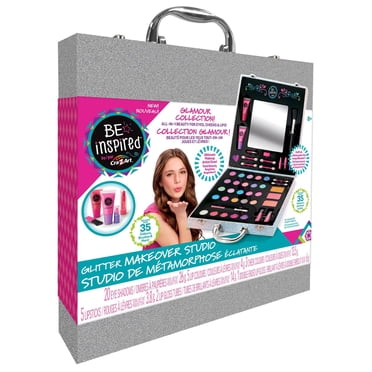 Trousse de maquillage Cra-Z-Art Be Inspired Glitter Makeover Studio Collection Glamour, kit de maquillage. Amusant pour les préadolescents et les adolescents. À partir de 8 ans. Un cadeau idéal pour.