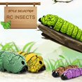 thumbnail image 3 of ZOUBAOQ Creative Simulation RC Caterpillar Toy Novelty Infrared Remote Control Animal Insect Toy Fun, 3 of 8