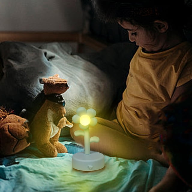 Meitianfacai Small Flower Night Light Decorative Light Cute Flower Lantern Portable Table Lamp Suitable For Office Dormitory Decoration