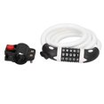 thumbnail image 2 of 5 Digit Password Lock, Portable Anti-theft Bike Cable Lock Heavy Duty Anti Theft Bicycle Locks Mini Bike Password Lock For Motorcycles, Scooters, Doors, Toolboxes, 2 of 8