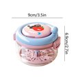 thumbnail image 3 of pstuiky Orthodontic Retainer Case Portable Invisible Braces Storage Box with Mirror Denture Cleaning Container with Brush Holder Compact Breathable Appliance Travel Case Home Office, 3 of 6