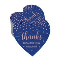 thumbnail image 1 of Inkdotpot Rose Gold Foil Paper Hang Tags Thanks From The New Wedding Favor Tags 50 Pieces, 1 of 6