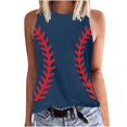 thumbnail image 1 of Birdeem Women Floral Printing Tank Fit Round-Neck Sleeveless Block Shirts Tunic Tee Tops, 1 of 1