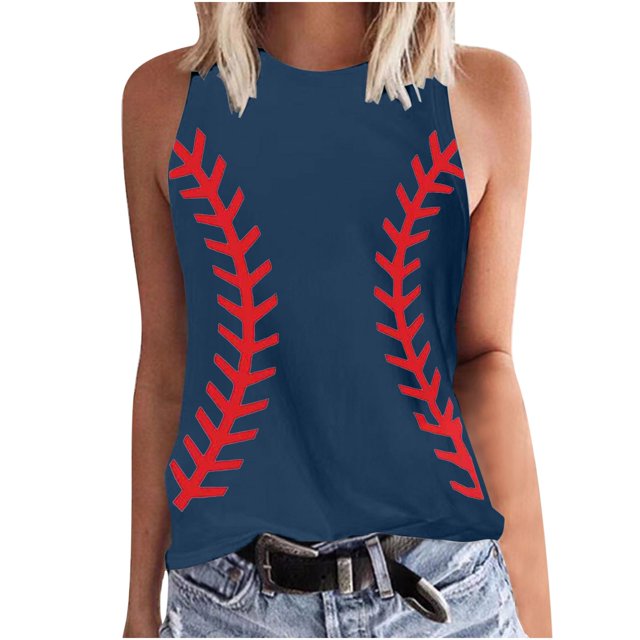 Birdeem Women Floral Printing Tank Fit Round-Neck Sleeveless Block Shirts Tunic Tee Tops