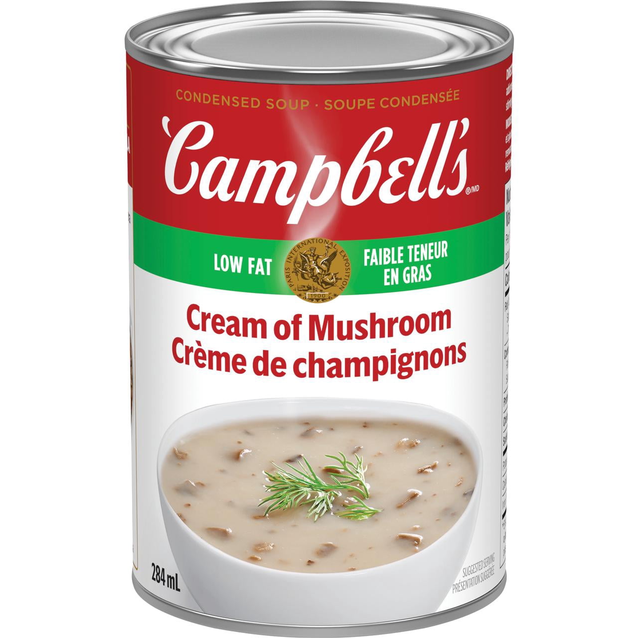 Campbell's® Condensed Low Fat Cream of Mushroom Soup, Shelf Stable