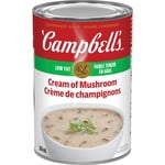 Campbell's® Condensed Crème faible en gras de soupe aux champignons, étagère stable