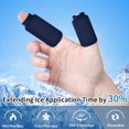 thumbnail image 4 of 4Pcs/Set Finger Ice Sleeves Thumbs Toes Hot Cold Therapy Ice Wraps Tendinitis Trigger Finger Swollen Finger Ice Sleeves, 4 of 8