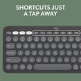 thumbnail image 3 of Logitech Pebble 2 Combo, clavier et souris sans fil, discrets et portables, personnalisables - Graphite, 3 of 11
