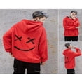 thumbnail image 4 of Men Sports Hoodie Pullover Long Sleeves Streetwear Hip Hop Tops, 4 of 5
