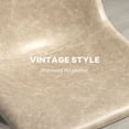 thumbnail image 4 of HOMCOM Tabourets de Bar Ensemble de 2, Tabourets de Comptoir avec Dossier, Beige, 4 of 10