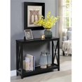 thumbnail image 2 of Pemberly Row Table Console Rectangulaire Traditionnelle, Fini Bois Noir, 2 of 3