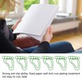 thumbnail image 4 of 100Pcs Cute Paper Clips, Foot Shaped Funny Slip Proof Portable Paper Clips for Office School Family, 4 of 8