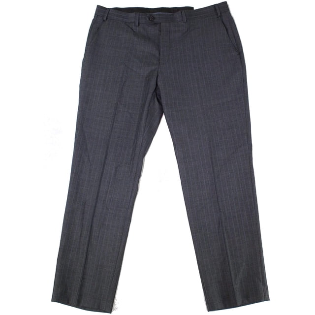 Lauren by Ralph Lauren Pantalon Habillé Classique pour Homme, Bleu Charbon, 34X32