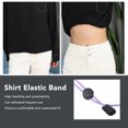 thumbnail image 3 of Crop Bands, Adjustable Exceptional Stretch Shirt Tuck Band 6PCS  For T Shirt, 3 of 8