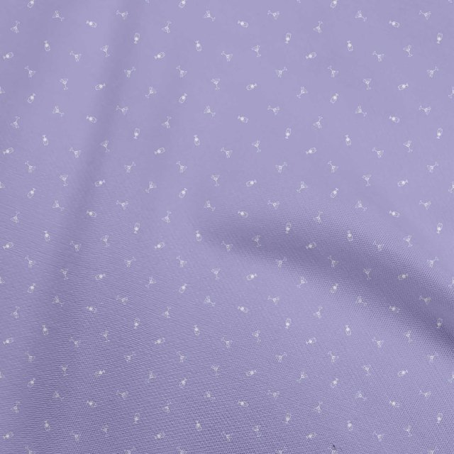 oneOone Polyester Spandex Light Purple Fabric Minimal Mocktail Sewing Craft Projects Fabric Prints By Yard 56 Inch Wide
