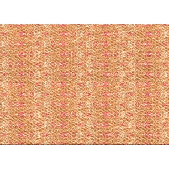 Ahgly Company Tapis Rectangulaire Lavable en Machine Intérieur Transitionnel Jaune Orange, 5 Pieds x 7 Pieds