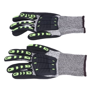 Noref Gant de protection 5 Gant de travail noir pour jardinage extérieur, Gant pour jardiner, Gants de travail