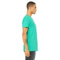 thumbnail image 3 of BELLA+CANVAS T-Shirt Jersey CVC pour Homme, G, Vert Mer Chiné, 3 of 3