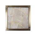 thumbnail image 4 of Kate and Laurel Jaspur Table à Boisson Carrée Moderne, 7 x 7 x 21, Quartz Naturel et Laiton, Table d'Appoint Décorative Contemporaine pour un Affichage et un Rangement Stylés, 4 of 9