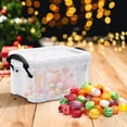 thumbnail image 4 of Yhmxh Closet Organizers and Storage Candy Color Mini Storage Box Transparent Storage Box 0.14 Liters Small Glove Box Cute Lock Jewelry Box Mini Storage, 4 of 5