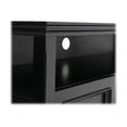 thumbnail image 4 of SIMPLIHOME Amherst SOLID WOOD Universal TV Media Stand, 54 inch Wide , Transitional, Living Room Entertainment Center, Storage Cabinet and Shelves, for Flat Screen TVs up to 60 inches in Black, 4 of 6