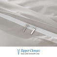 thumbnail image 4 of 900 TC 100% Egyptian Cotton Duvet Cover Zipper Closur Ultra Soft Durable and Fade Resistant Solid Pattern, 4 of 8