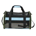 thumbnail image 2 of Cat Carrier Bag, Pet Travel Bag Portable  Ventilation Iron Frame Zip  For Outdoor Light Blue,Light Gray,Light Pink, 2 of 8