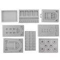 thumbnail image 2 of FLAMEEN Bracelet Tray,Beading Board,Bracelet Design Tray Manual DIY Necklace Bracelet Design Making Tool Beading Jewelry Making Board, 2 of 8