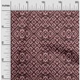 thumbnail image 2 of oneOone Cotton Silk Maroon Fabric African Aztech Craft Projects Decor Fabric Printed By The Yard 42 Inch Wide, 2 of 4