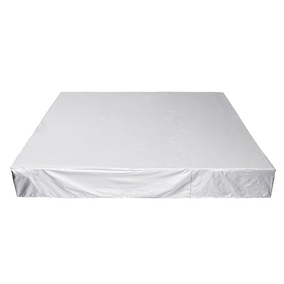Yhmxh Pool Accessoires Essentiels pour Navire de Croisière Essentiels de Plage 218x218x30cm Grand Extérieur Toile 210D Ooool de Natation, Housse de Bain Film pour Piscine